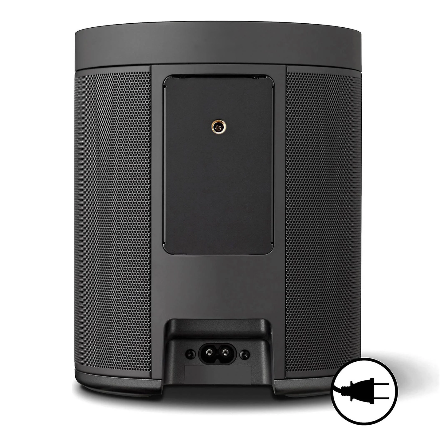 Cylindrical Multi-Stream Wireless Powered Audio Speaker, Dual-Band Wi-Fi Bluetooth High-Resolution Media Player